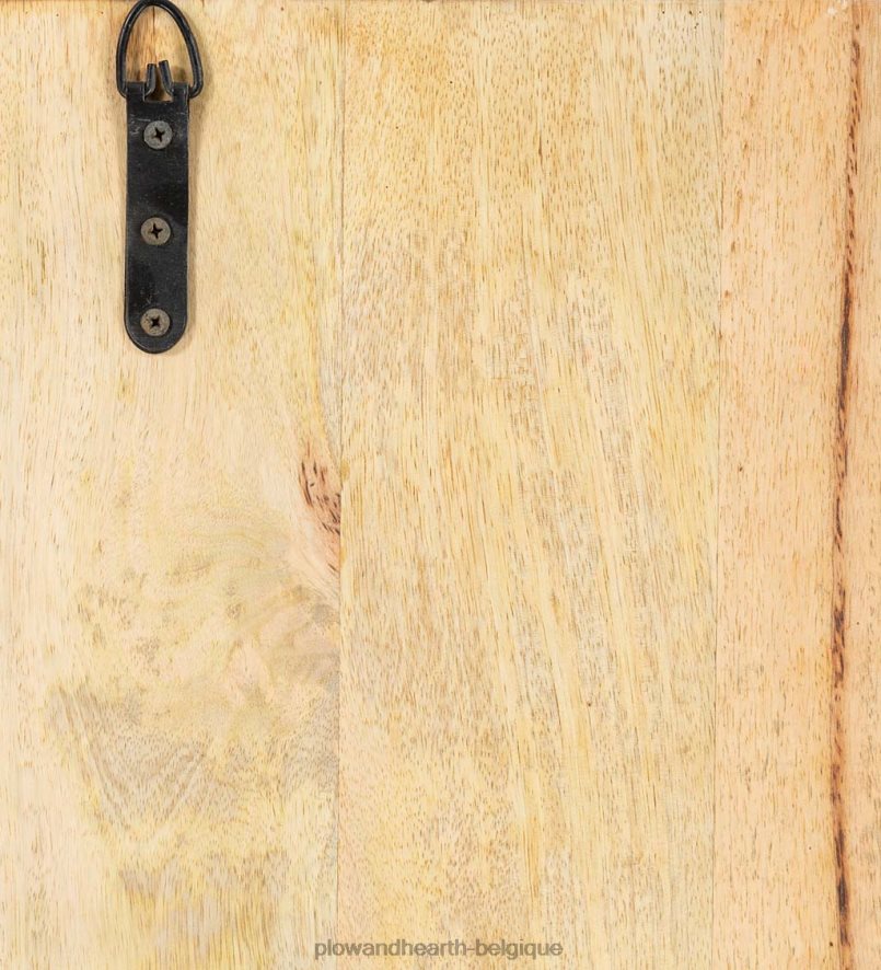 60H0822133 Plow & Hearth art mural tropical lavé à la chaux à deux panneaux meubles