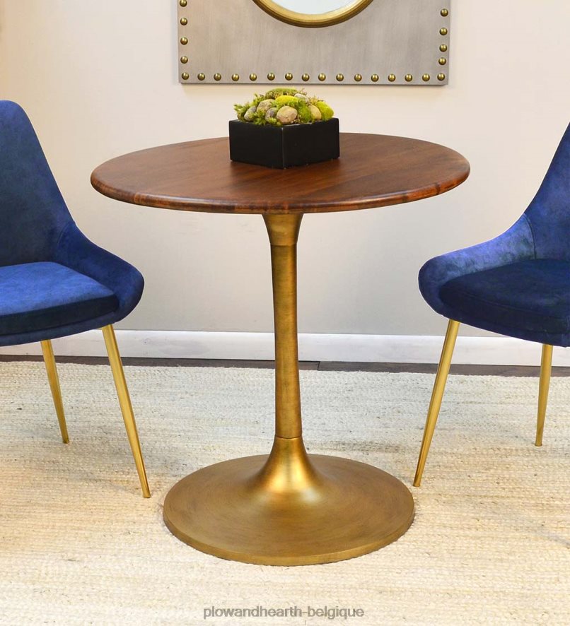 60H0822103 Plow & Hearth table à manger tulipe meubles