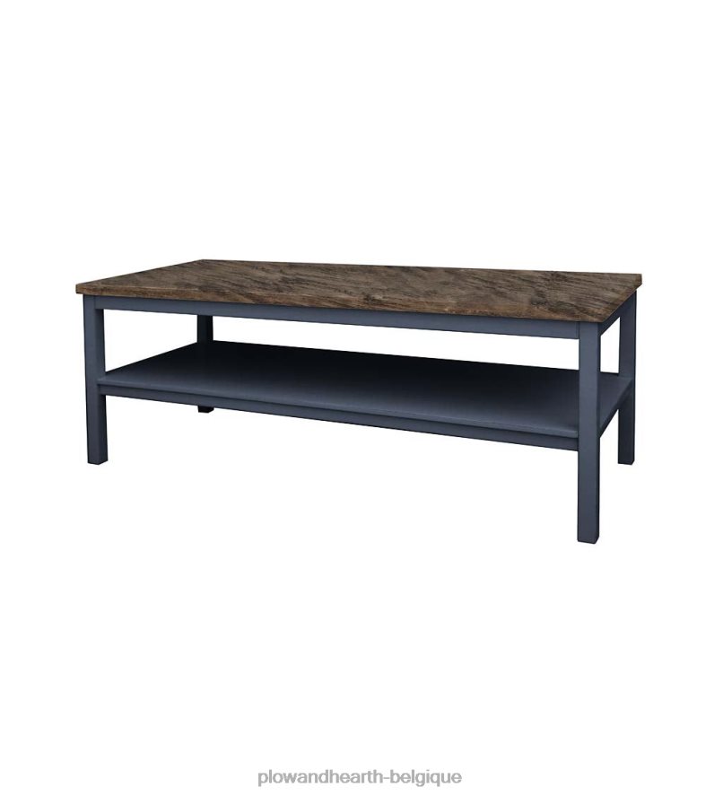 60H0822115 Plow & Hearth Table basse Holden de la collection Farmhouse de Laurel Ridge - cacao meubles