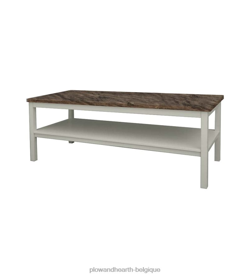 60H0822115 Plow & Hearth Table basse Holden de la collection Farmhouse de Laurel Ridge - cacao meubles