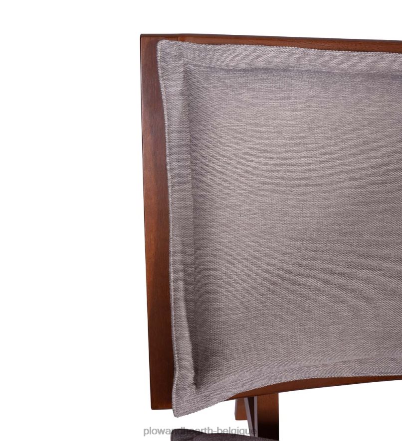 60H0822026 Plow & Hearth Kate Wood et chaise d'appoint rembourrée - marine meubles