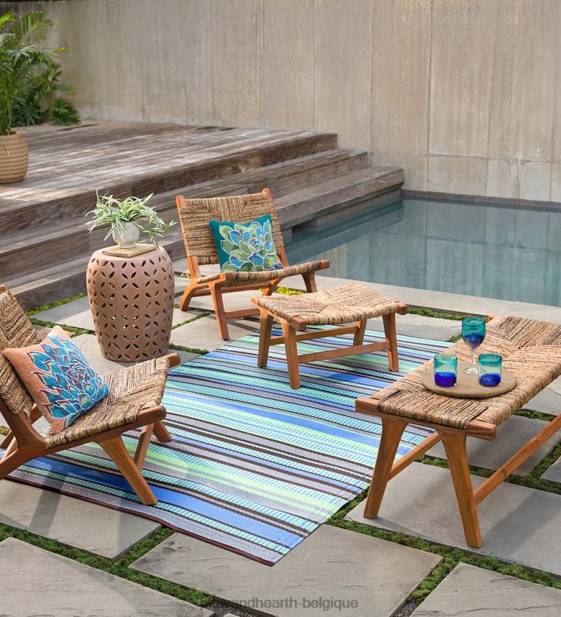 60H0822030 Plow & Hearth chaises copenhague, lot de 2 meubles