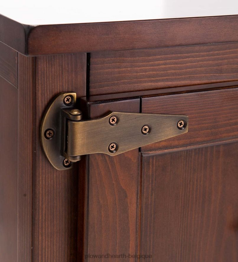 60H0822079 Plow & Hearth Meuble TV Portland Ice Box avec matériel de réplique meubles