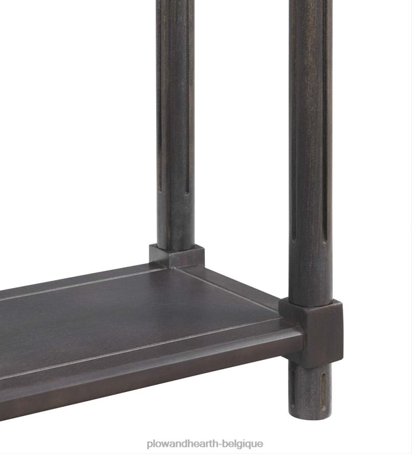 60H0821986 Plow & Hearth Allison Slim tables d'appoint en bois, lot de 2 - blanc meubles