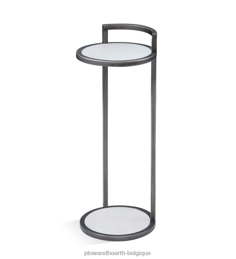 60H0821999 Plow & Hearth table à martini en marbre - or meubles