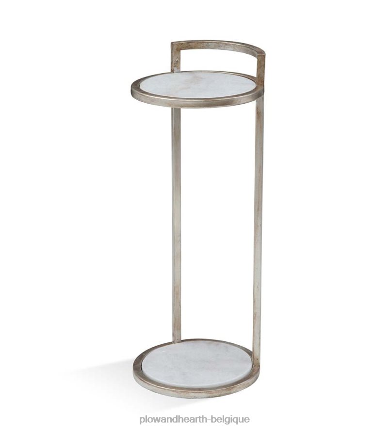 60H0821999 Plow & Hearth table à martini en marbre - or meubles