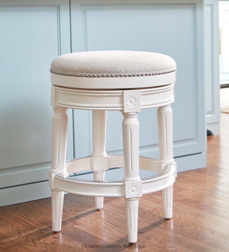 60H0822057 Plow & Hearth tabourets de bar et de comptoir à siège pivotant Chapman meubles