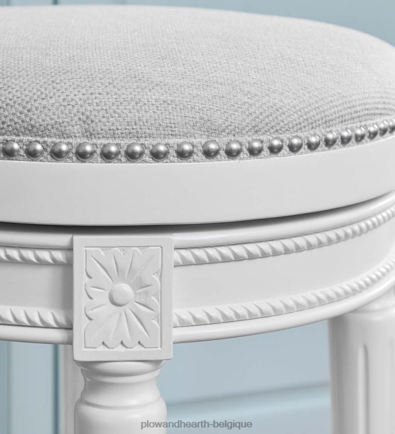 60H0822057 Plow & Hearth tabourets de bar et de comptoir à siège pivotant Chapman meubles