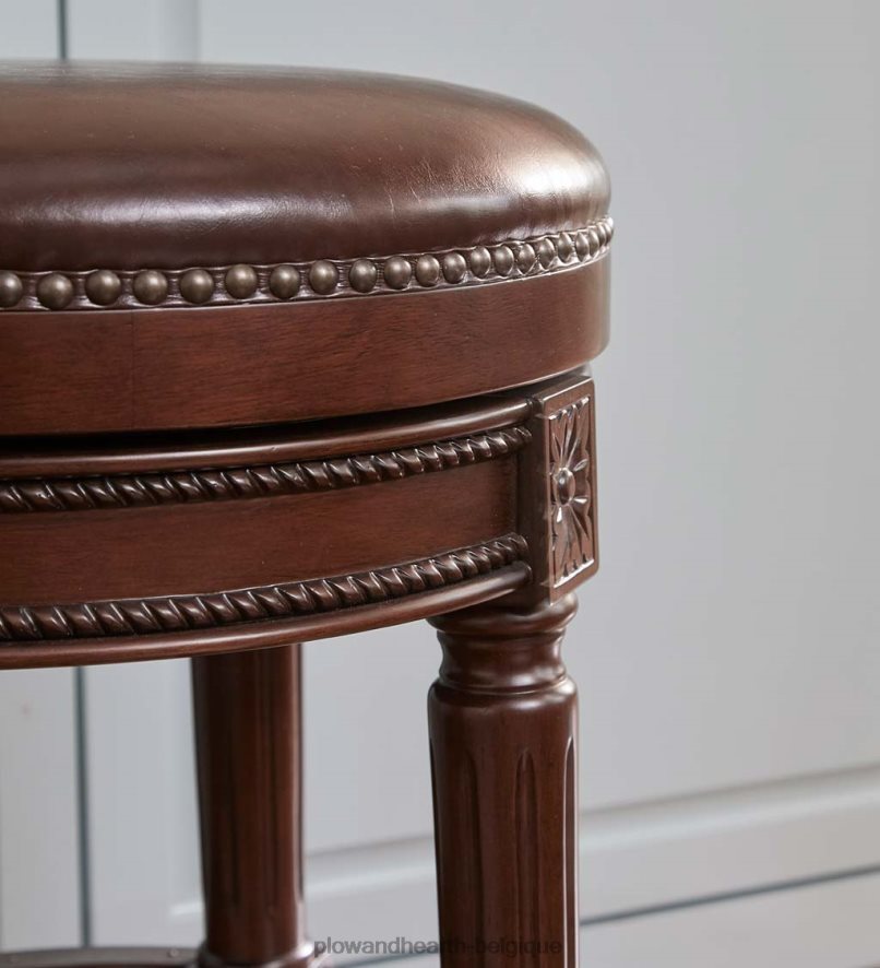 60H0822057 Plow & Hearth tabourets de bar et de comptoir à siège pivotant Chapman meubles