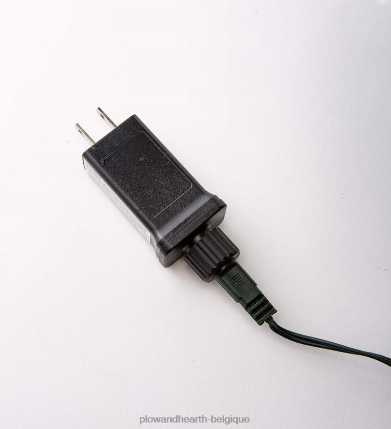 60H0822154 Plow & Hearth Sapin de Noël de table à fibres optiques à couleurs changeantes saisonniers et cadeaux