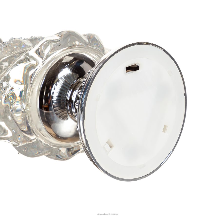 60H0822196 Plow & Hearth globe d'eau éclairé décoration de table pour sapin de Noël saisonniers et cadeaux