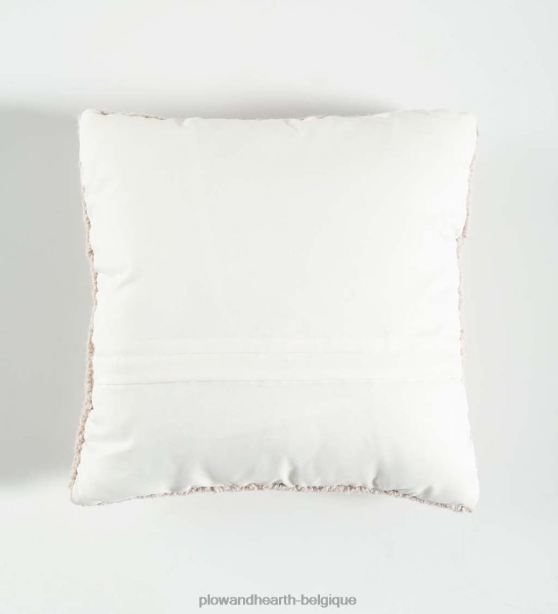 60H0822199 Plow & Hearth coussin en laine crocheté à la main ange des neiges du père Noël saisonniers et cadeaux