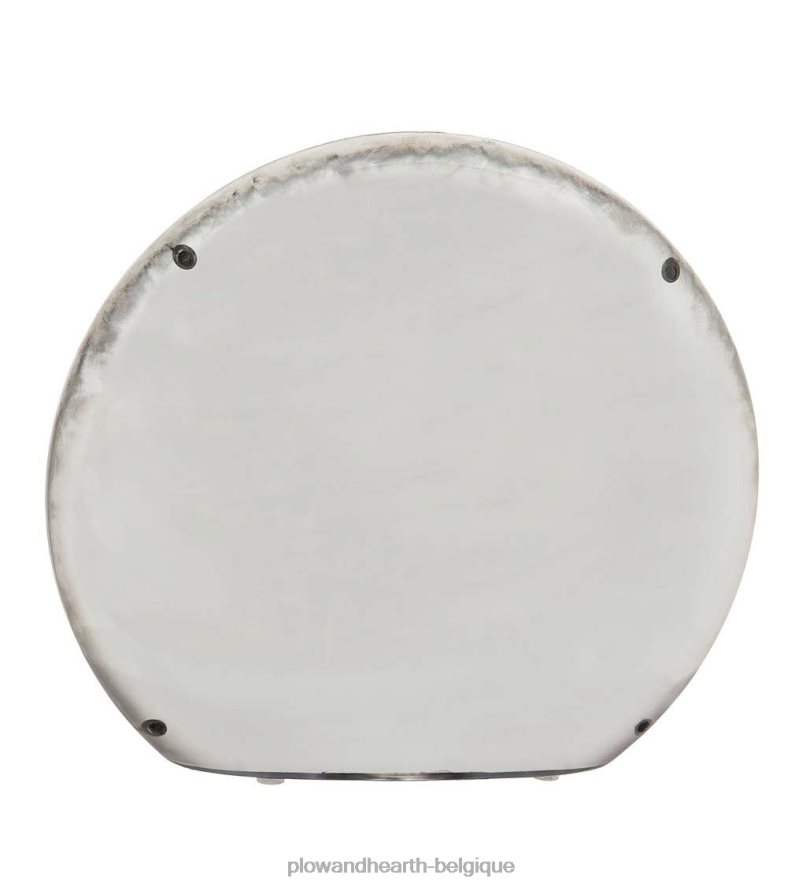 60H0822222 Plow & Hearth disque LED de scène de cerf d'hiver saisonniers et cadeaux