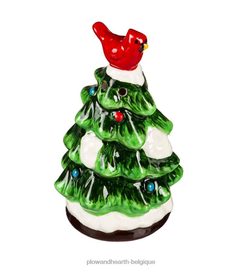 60H0822313 Plow & Hearth ensemble salière et poivrière pour arbre de Noël saisonniers et cadeaux