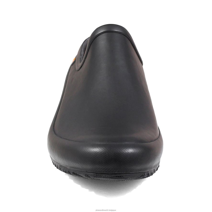 60H0823030 Plow & Hearth sabots de jardin imperméables à enfiler solides Bogs Patch - noir - taille 7 saisonniers et cadeaux
