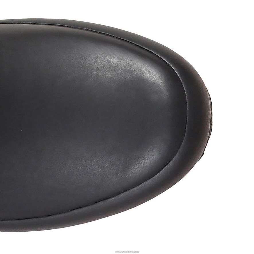 60H0823030 Plow & Hearth sabots de jardin imperméables à enfiler solides Bogs Patch - noir - taille 7 saisonniers et cadeaux