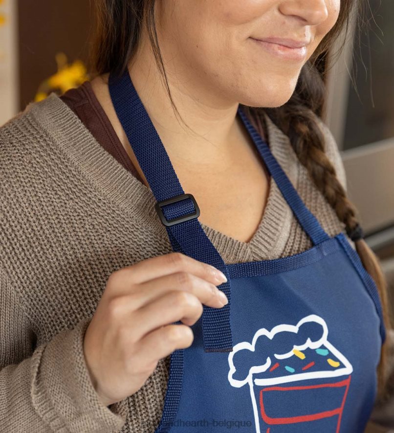 60H0823002 Plow & Hearth tabliers maman et moi, lot de 2 - pâtissier & boulanger junior saisonniers et cadeaux