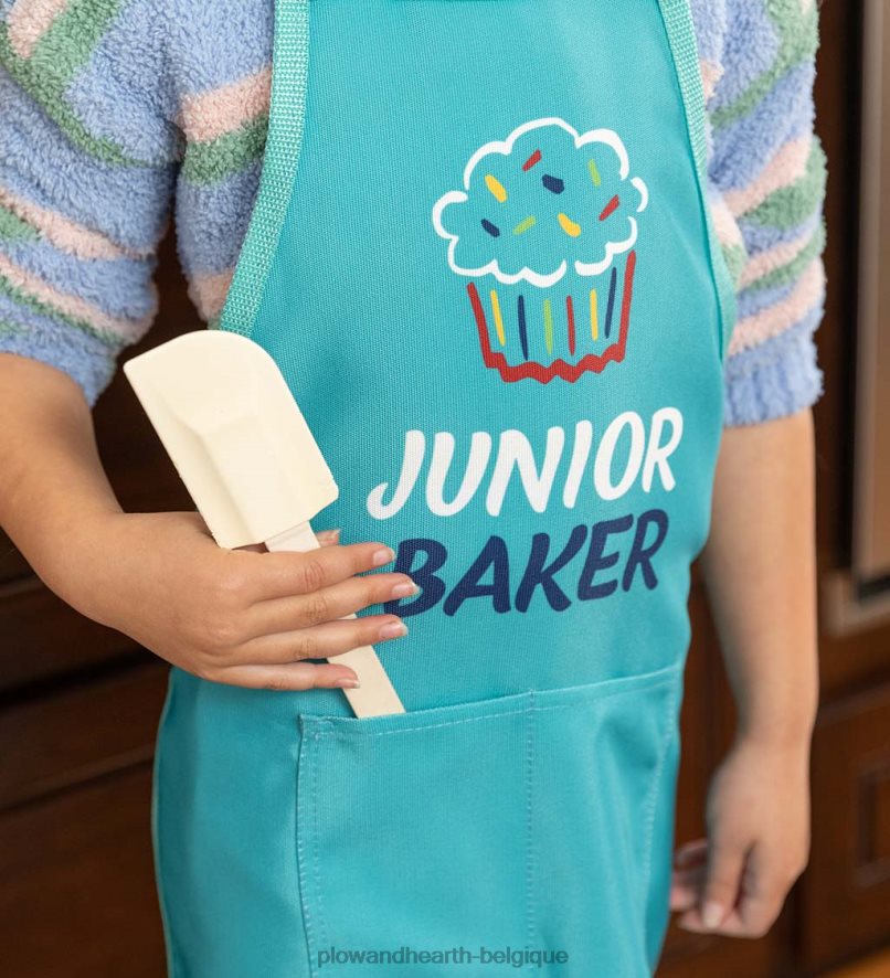 60H0823002 Plow & Hearth tabliers maman et moi, lot de 2 - pâtissier & boulanger junior saisonniers et cadeaux