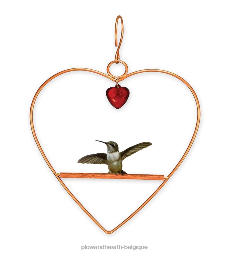 60H0823003 Plow & Hearth tweet coeur oiseau balançoire saisonniers et cadeaux