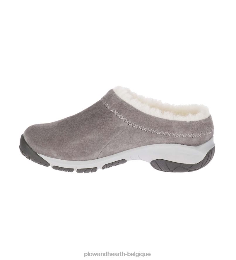 60H0822984 Plow & Hearth merrell encore ice 4 chaussures à enfiler en daim - anthracite - taille 8 saisonniers et cadeaux