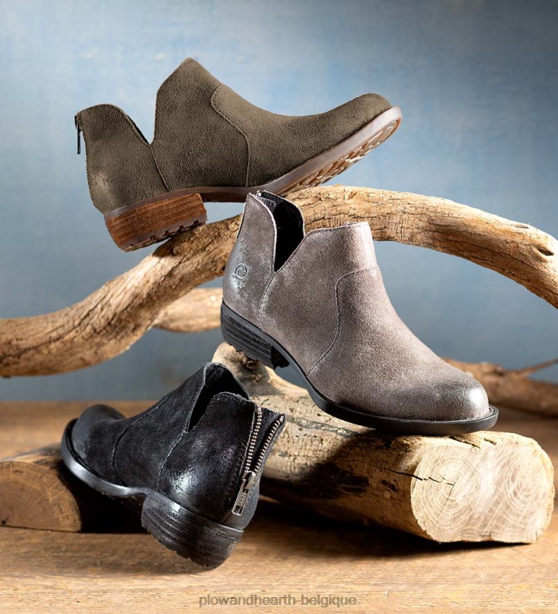 60H0823059 Plow & Hearth born kerri bottines hautes/basses - vert foncé - 11 saisonniers et cadeaux