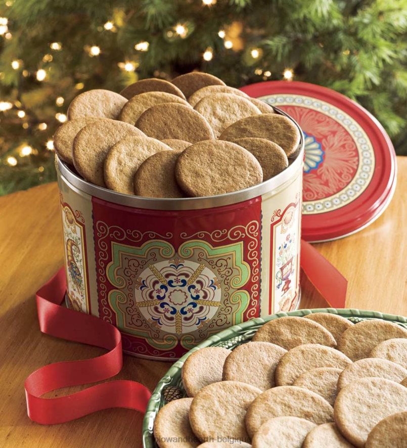 60H0822976 Plow & Hearth biscuits suédois au gingembre nyakers dans une boîte cadeau saisonniers et cadeaux