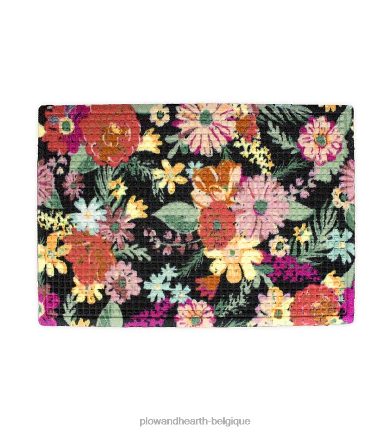 60H0821300 Plow & Hearth paillasson imprimé waterhog, motif fraîchement cueilli tapis et nattes