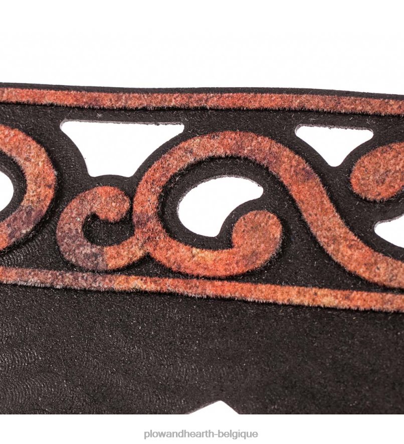 60H0821558 Plow & Hearth plateau de tapis de sassafras à parchemins panachés tapis et nattes