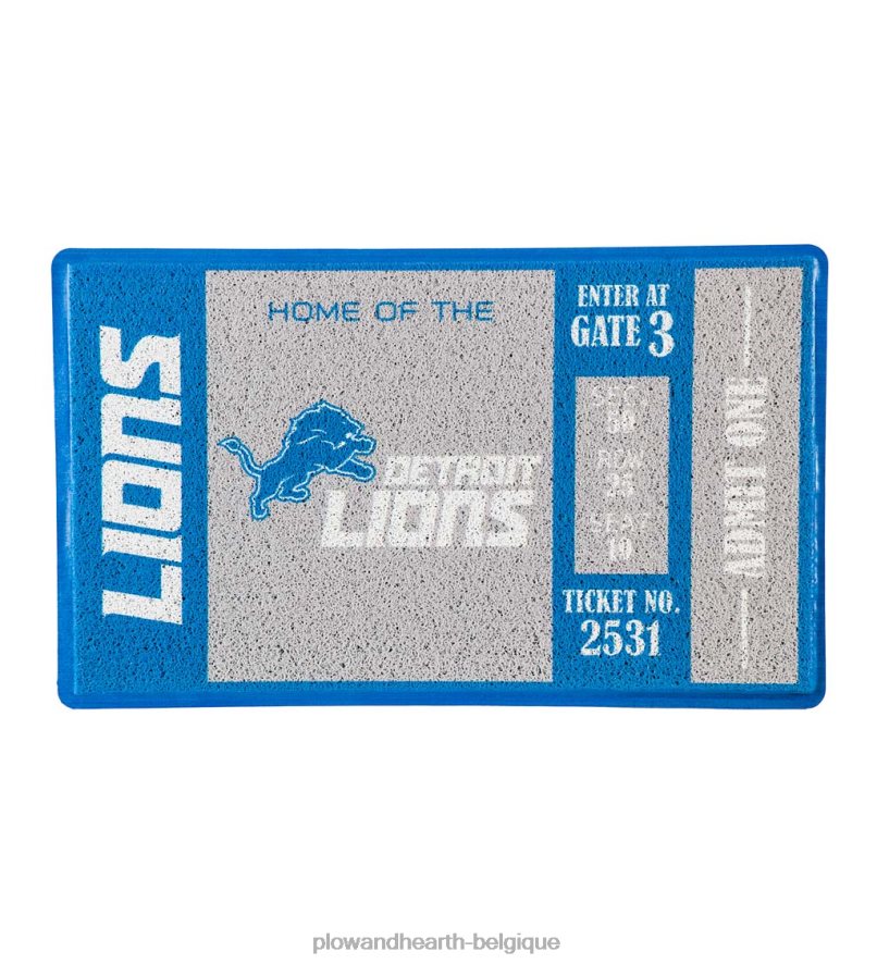 60H0821567 Plow & Hearth tapis de gazon d'équipe - blackhawks tapis et nattes