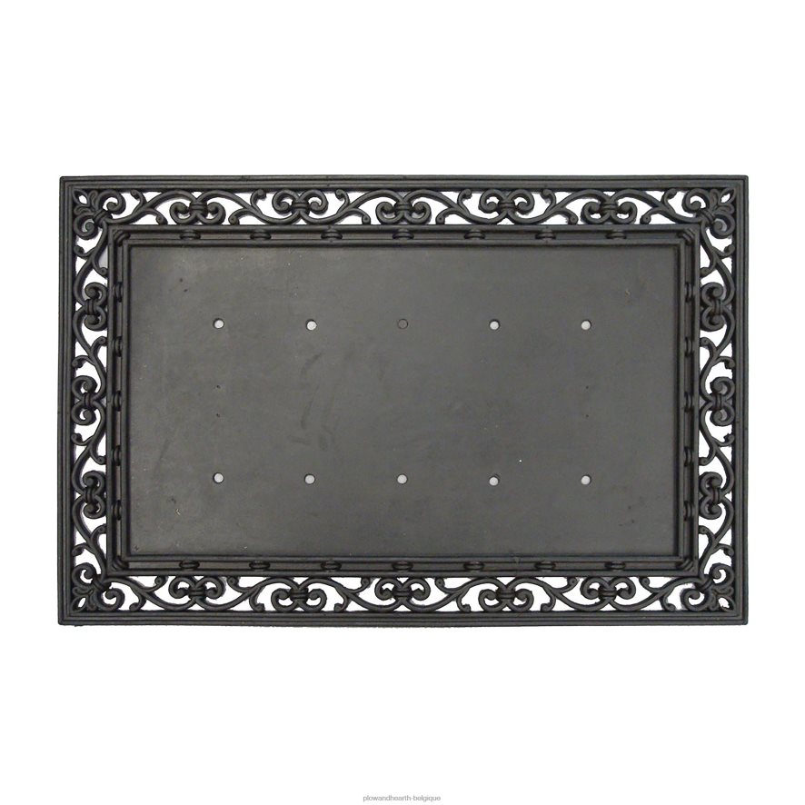 60H0821955 Plow & Hearth Hé, tapis et plateau en fibre de coco citrouille tapis et nattes