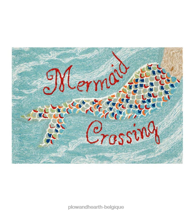 60H0821906 Plow & Hearth Tapis décoratif Sirène Crossing, 24 l x 36 L tapis et nattes