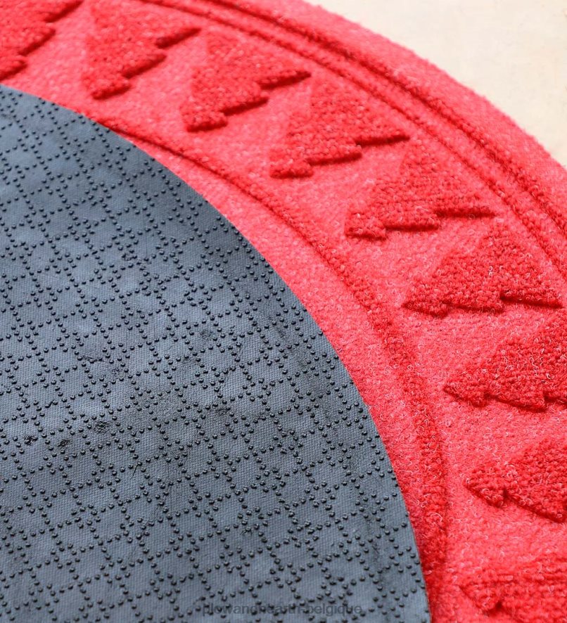 60H0821922 Plow & Hearth Tapis de sapin de Noël anti-éclaboussures Waterhog - vert tapis et nattes