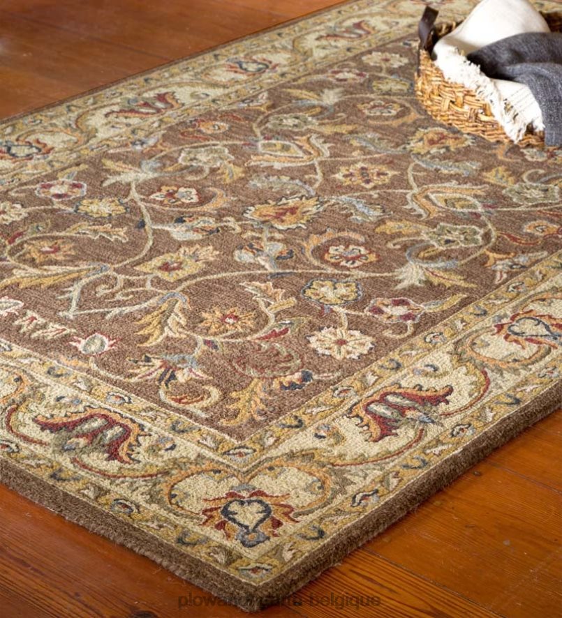 60H0821761 Plow & Hearth tapis en laine mclean tapis et nattes