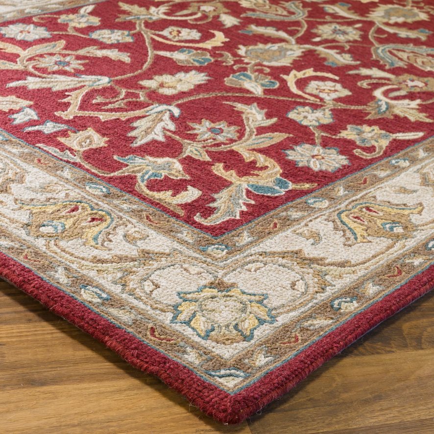 60H0821761 Plow & Hearth tapis en laine mclean tapis et nattes