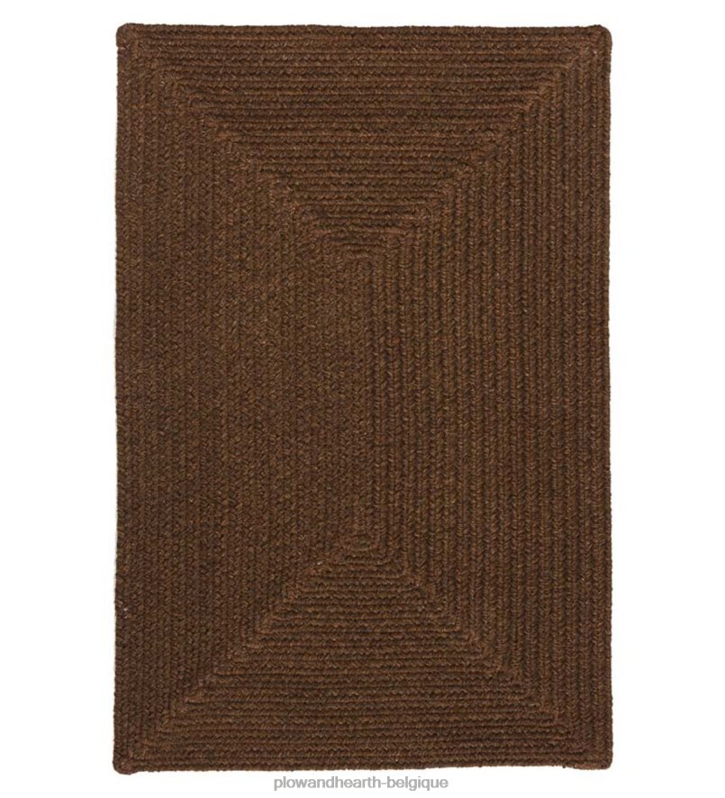 60H0821777 Plow & Hearth Tapis rectangulaire en laine mélangée tressée Bear Creek tapis et nattes