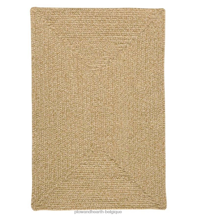 60H0821777 Plow & Hearth Tapis rectangulaire en laine mélangée tressée Bear Creek tapis et nattes