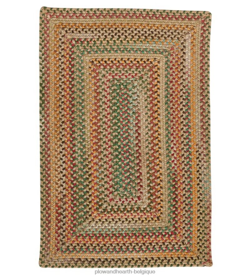 60H0821777 Plow & Hearth Tapis rectangulaire en laine mélangée tressée Bear Creek tapis et nattes