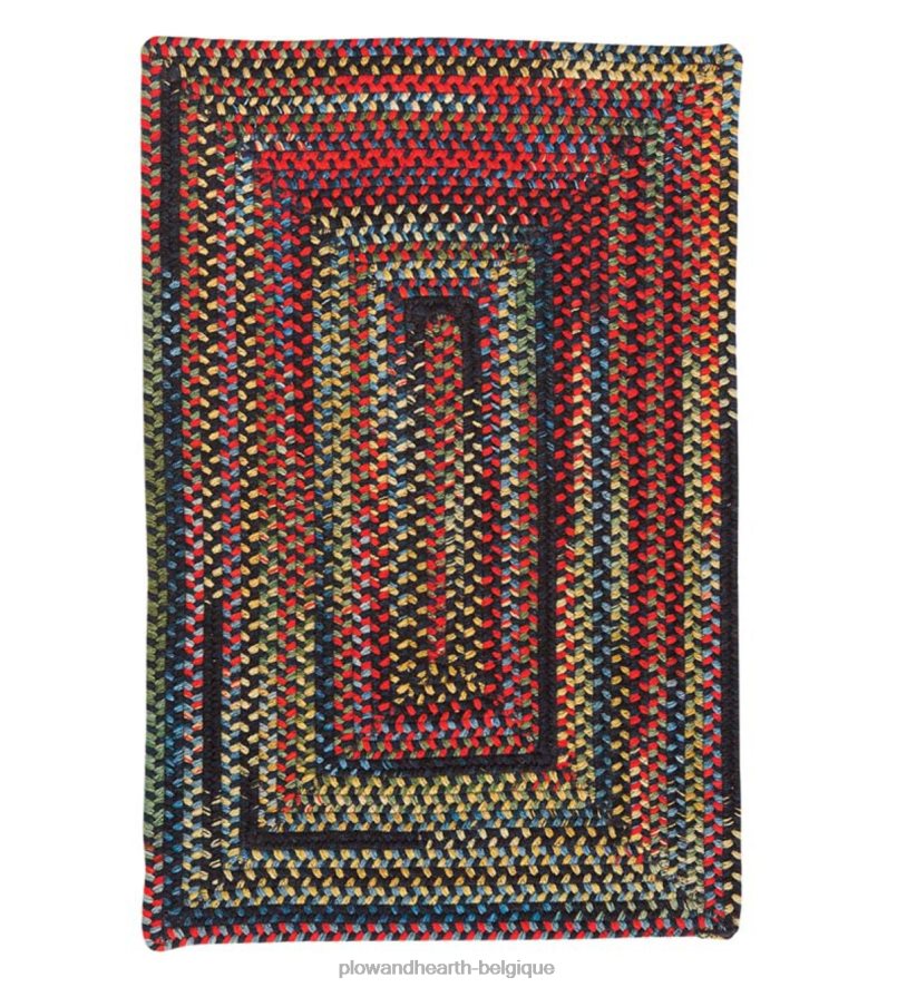 60H0821777 Plow & Hearth Tapis rectangulaire en laine mélangée tressée Bear Creek tapis et nattes