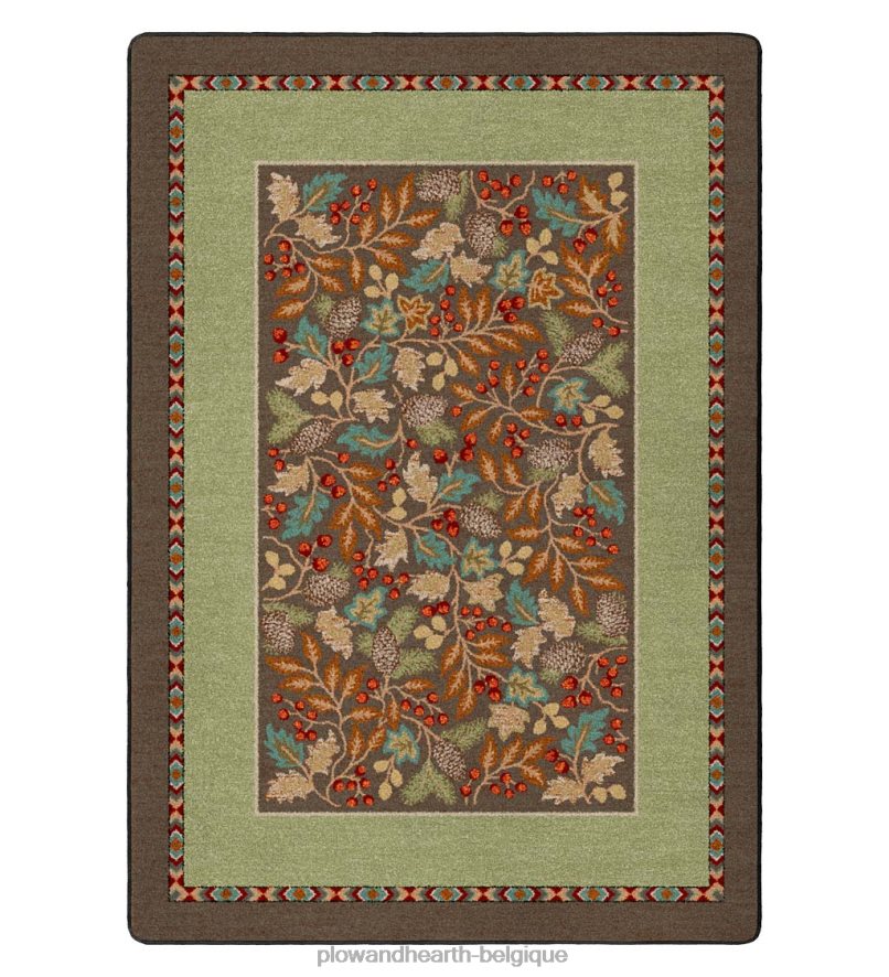 60H0821785 Plow & Hearth Tapis edurastran hickory hill tapis et nattes