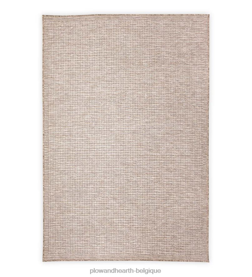 60H0821787 Plow & Hearth Tapis salon avec texture beachcomber intérieur/extérieur tapis et nattes