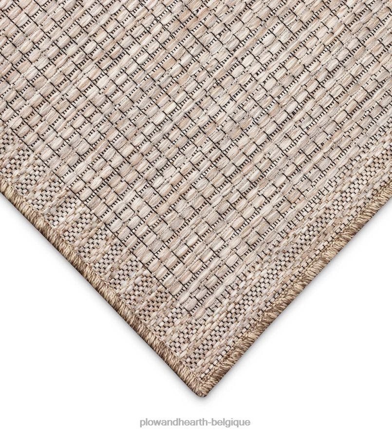 60H0821787 Plow & Hearth Tapis salon avec texture beachcomber intérieur/extérieur tapis et nattes