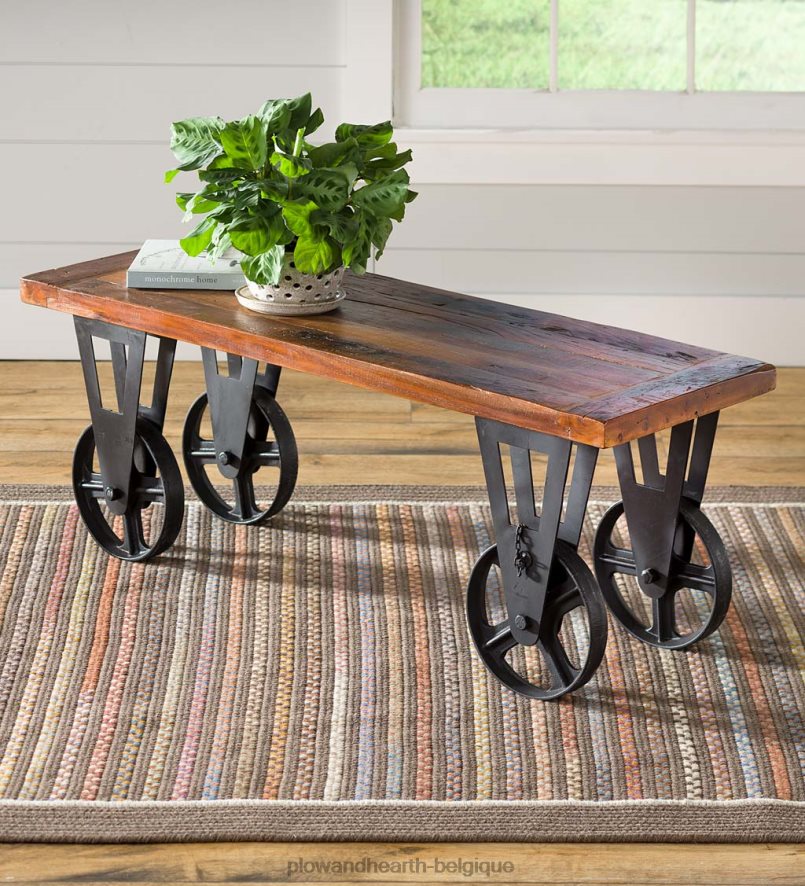 60H0821788 Plow & Hearth Tapis tressé à bordure unie en laine Lynnhaven tapis et nattes