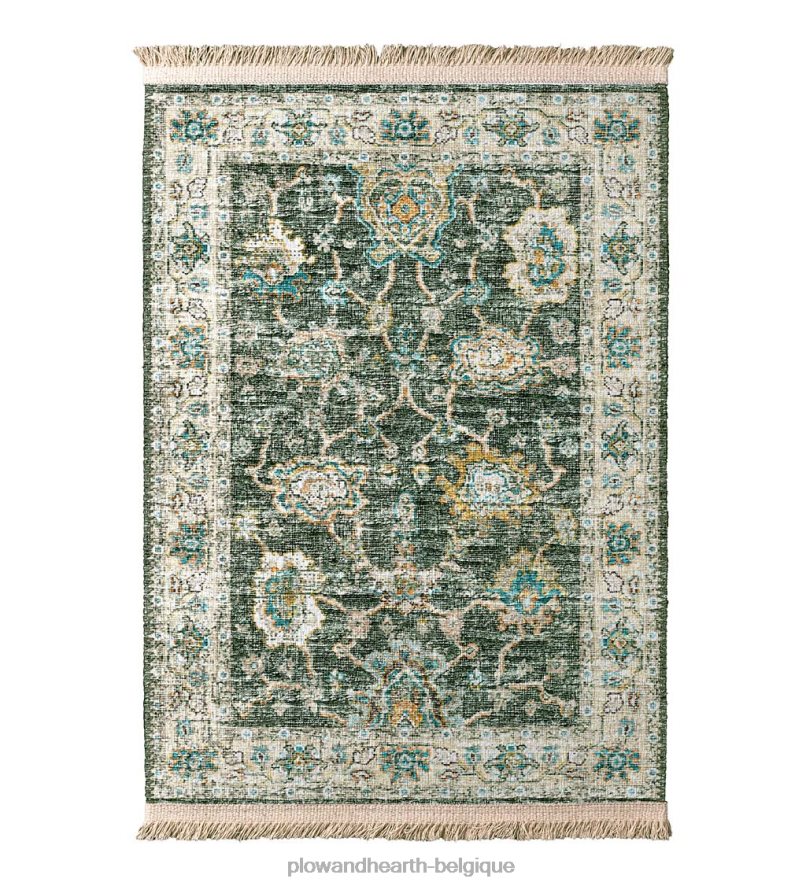 60H0821794 Plow & Hearth tapis bordure marietta tapis et nattes