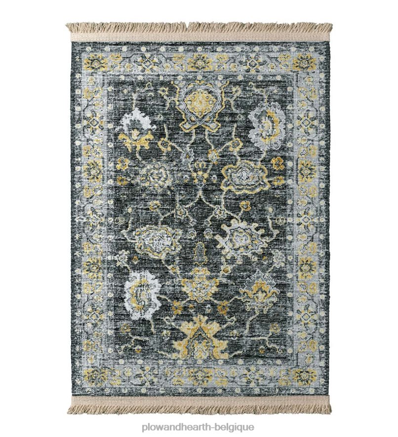 60H0821794 Plow & Hearth tapis bordure marietta tapis et nattes