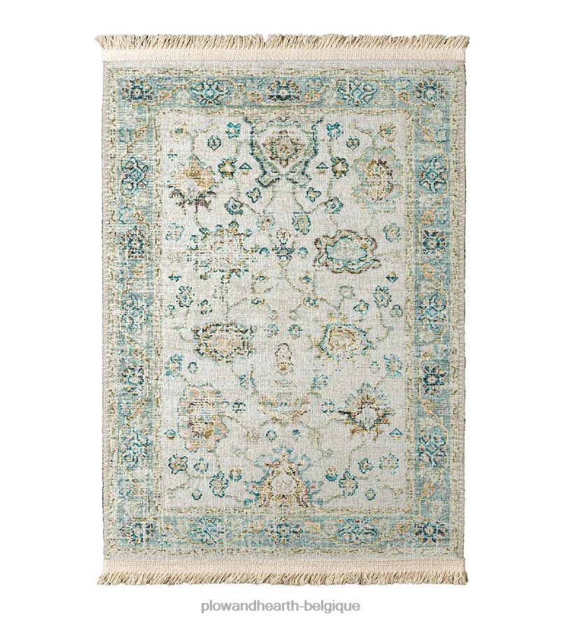 60H0821794 Plow & Hearth tapis bordure marietta tapis et nattes