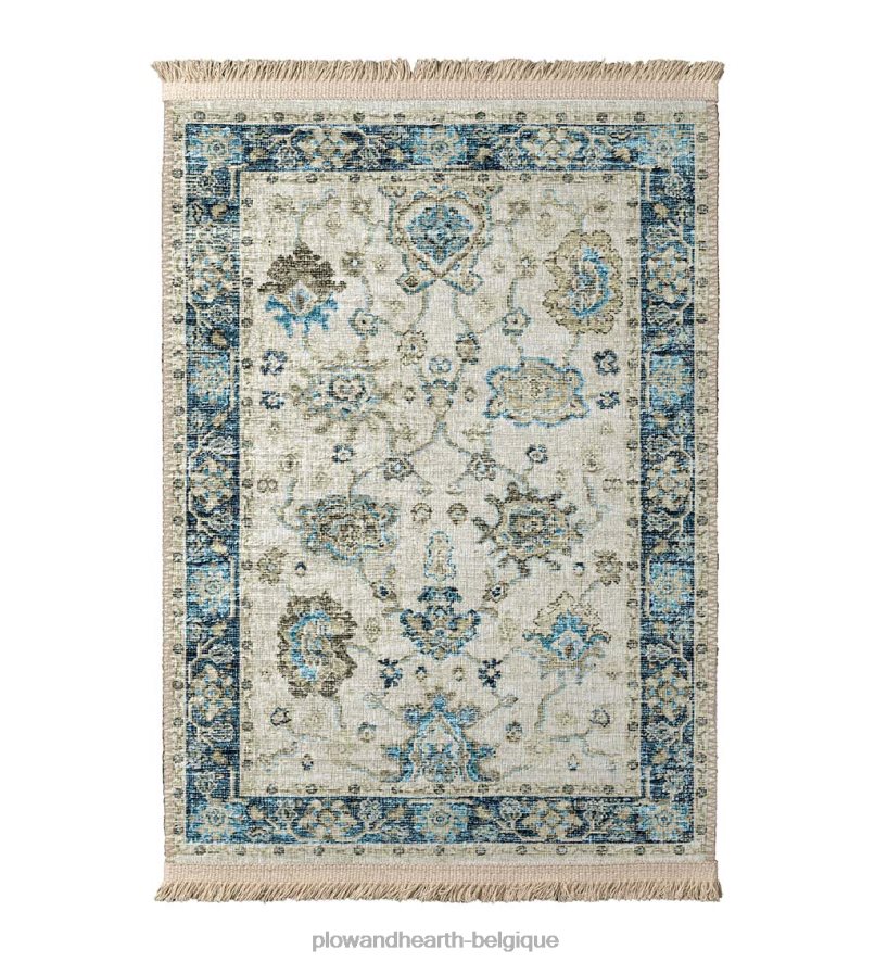 60H0821794 Plow & Hearth tapis bordure marietta tapis et nattes
