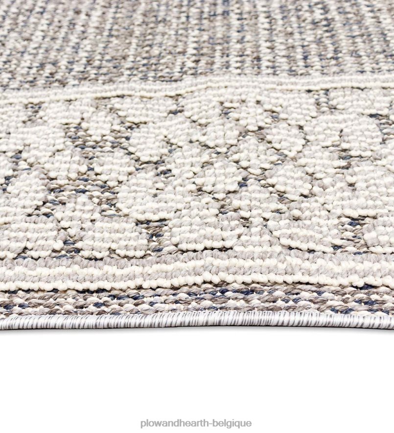 60H0821804 Plow & Hearth Tapis intérieur/extérieur avec bordure de faucon minou tapis et nattes