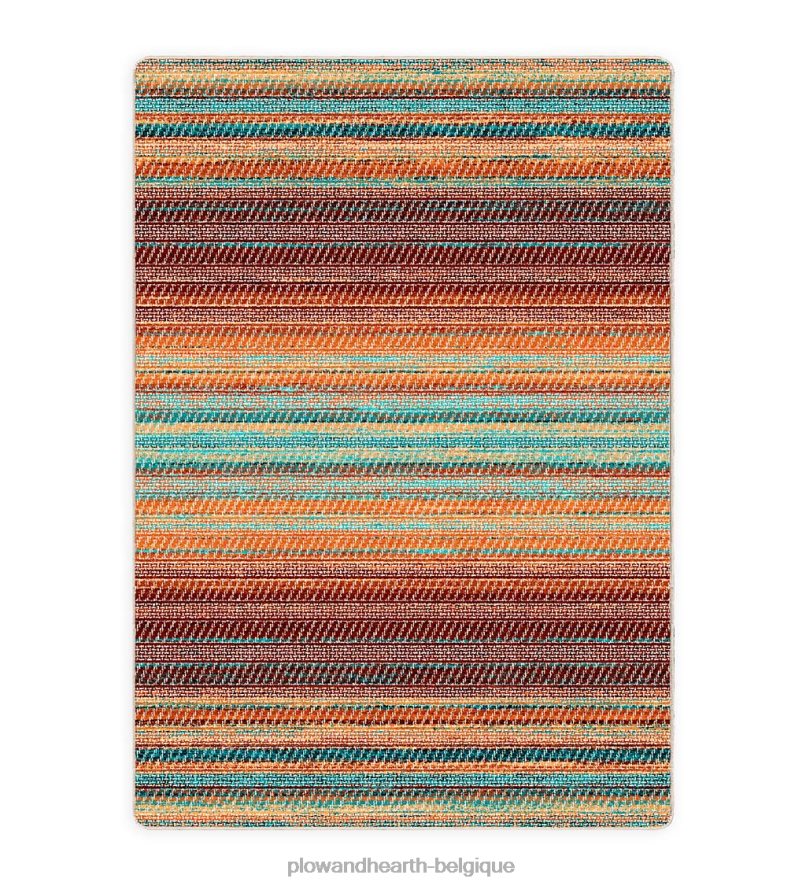 60H0821816 Plow & Hearth tapis à rayures d'octobre tapis et nattes