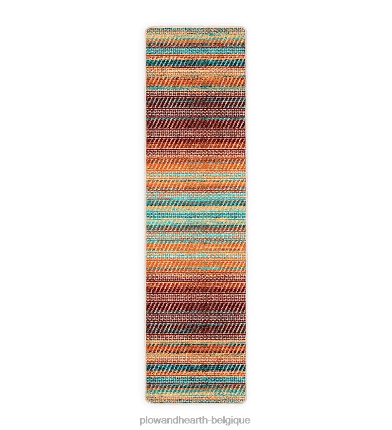 60H0821816 Plow & Hearth tapis à rayures d'octobre tapis et nattes