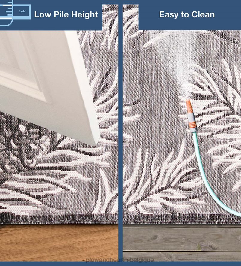 60H0821817 Plow & Hearth Tapis pinède intérieur/extérieur tapis et nattes